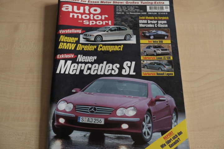 Deckblatt Auto Motor und Sport (24/2000)